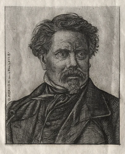 Benjamin Fillon, Man of Letters by Charles Meryon, print, 1862