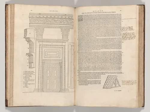I dieci libri dell'architettura di M. Vitruvio tradutti et commentati da monsignor Barbaro eletto patriarca d'aquileggia by Marcus Pollio Vitruvius, book, 1556