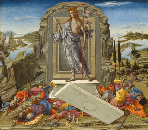 The Resurrection by Benvenuto di Giovanni, painting, 1491