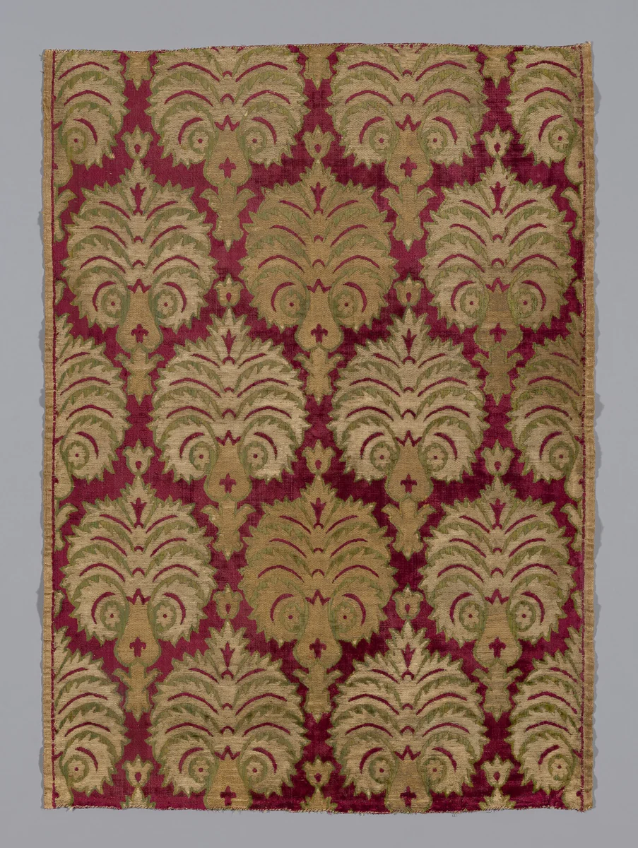 Panel by Turkey, Bursa, textile, 1601-1625