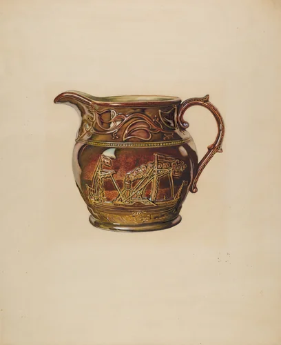 Ewer - Fulton Steamboat by George Yanosko, index of american design, 1940
