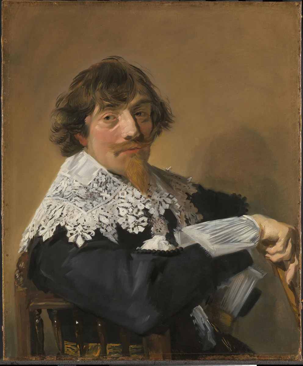 Portrait of Jan van de Poll (1597-1678) by Frans Hals, painting, 1637