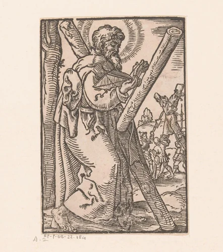 Heilige Andreas by Unknown, print, 1552