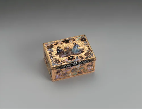 Snuffbox by Daniel Baudesson, metalwork, 1750-1760