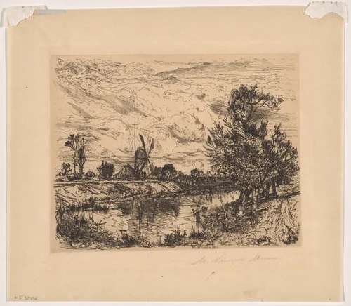 The Goose Pond, East Hampton by Mary Nimmo Moran, print, 1881