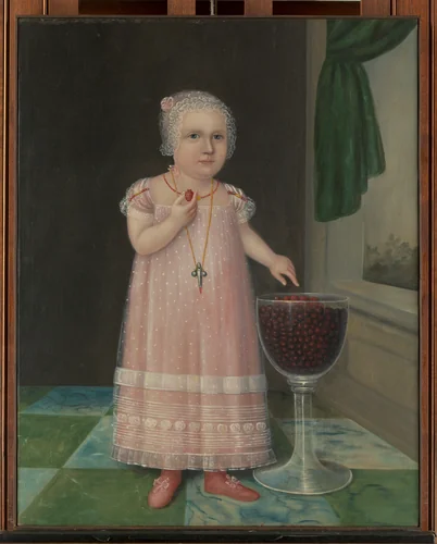 Emma Van Name by Joshua Johnson, artwork, 1805
