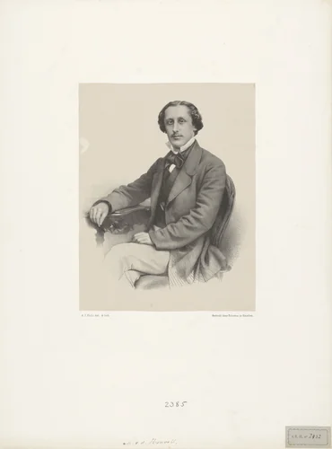 Portret van M. van den Heuvell by Adrianus Johannes Ehnle, print, 1829-1863