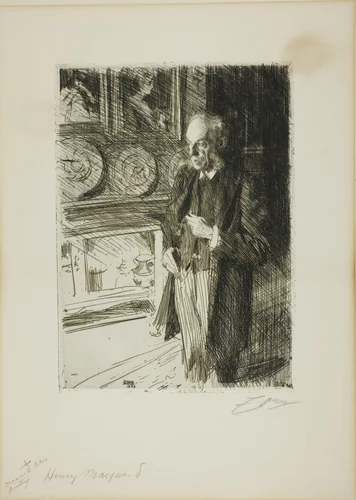 Henry Marquand by Anders Zorn, print, 1893