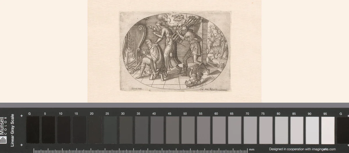 Februari by Unknown, print, 1568