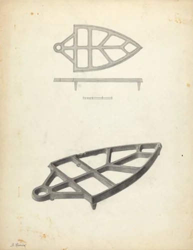 Trivet by Benjamin Resnick, index of american design, 1938