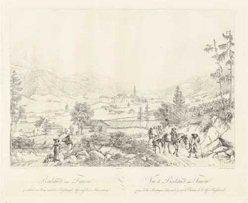 Radstadt near Tauern by Johann Christoph Erhard
Johann Adam Klein
Carl Ludwig Friedrich Viehbeck, print, 1818