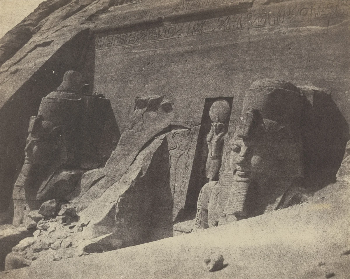 The Temple of Ramses II by John Shaw Smith, photograph, 1851