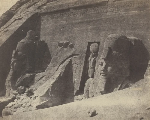 The Temple of Ramses II by John Shaw Smith, photograph, 1851