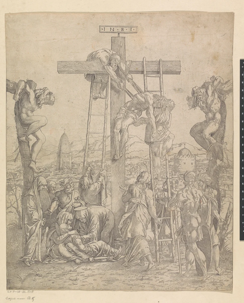 Kruisafname by anonymous, print, 1570