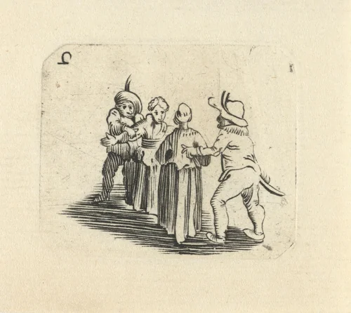Spelende kinderen by Jan Latour, print, 1600-1699