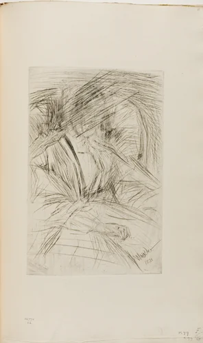 Lady in an armchair by James McNeill Whistler, print, 1861