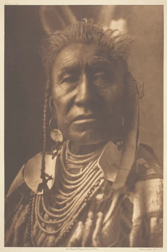 Fish Shows-Apsaroke by Edward Curtis, print, 1908