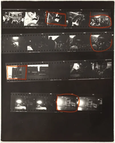 Guggenheim 459/Americans 9--Hollywood by Robert Frank, photograph, 1956