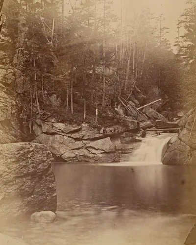 The Pool, Franconia Mountains, New Hampshire by Charles Bierstadt; Edward Bierstadt, photograph, 1860