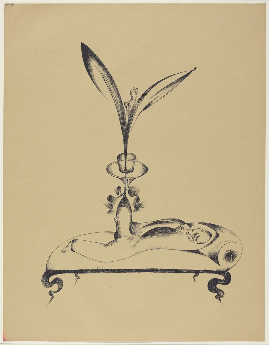 Der Männ mit dem Holzbein Träumt (The Man with the Wooden Leg Dreams) by Heinrich Hoerle, portfolio, 1920