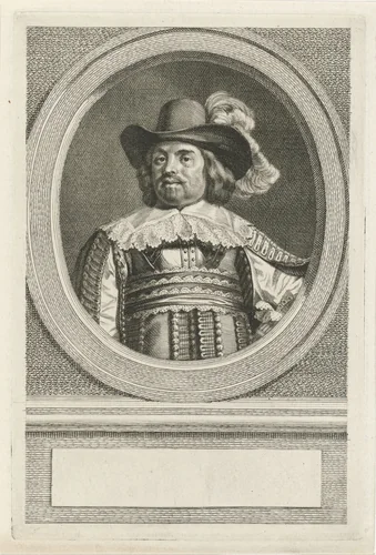 Portret van Roelof Bicker by Jacob Houbraken, print, 1749-1780