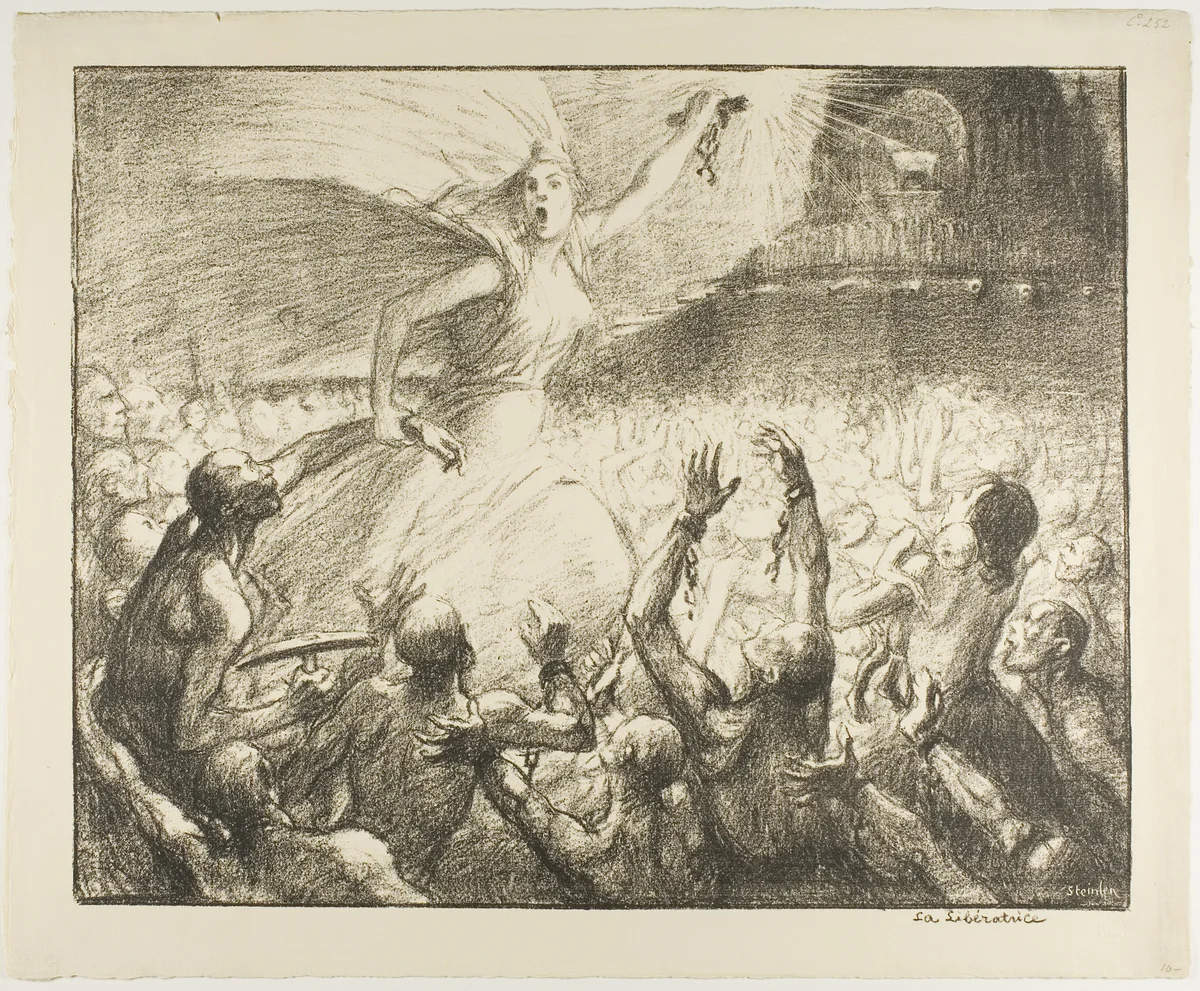 The Liberator by Théophile Alexandre Steinlen, print, 1903