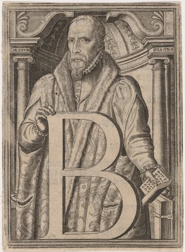 William Cecil, First Baron Burghley by Franz Hogenberg, print, 1540-1590