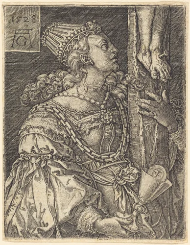 Faith by Heinrich Aldegrever, print, 1528