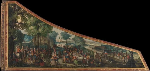 Deksel van een klavecimbel by Philip Schey, painting, 1626