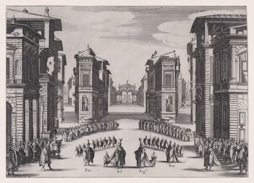 Soliman 2.e Acte, from "Soliman" by Jacques Callot, print, 1620