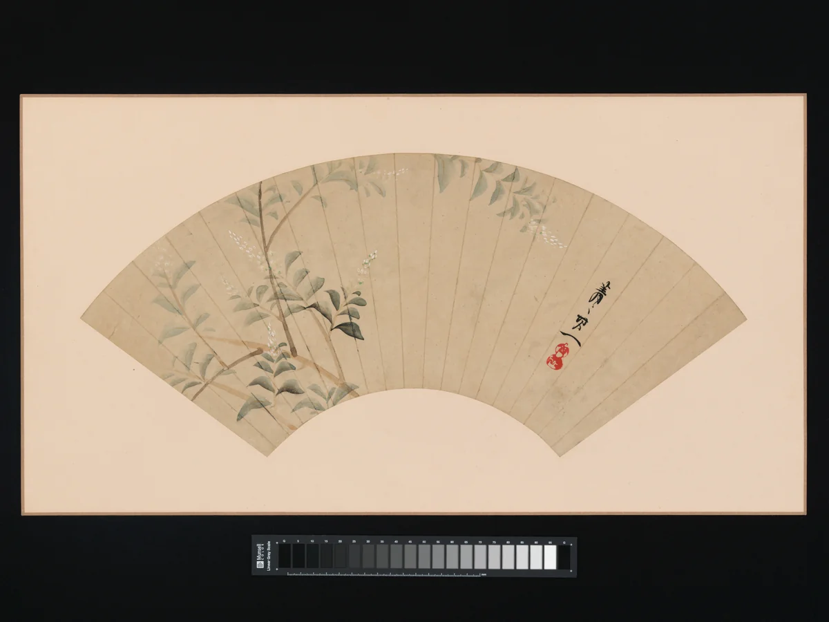Bush Clover by Suzuki Kiitsu (鈴木基一), painting, 1800-1833