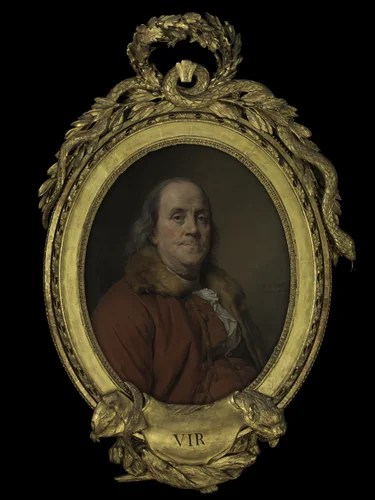 Benjamin Franklin (1706–1790) by Joseph Siffred Duplessis, painting, 1778
