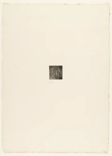 Nude by Jean Arp, print, 1914