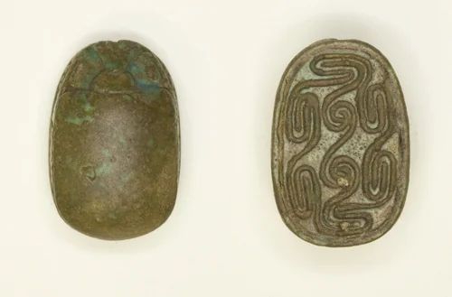 Scarab: Interlocking Scrolls and Spirals by Egyptian, other, -1650--1550