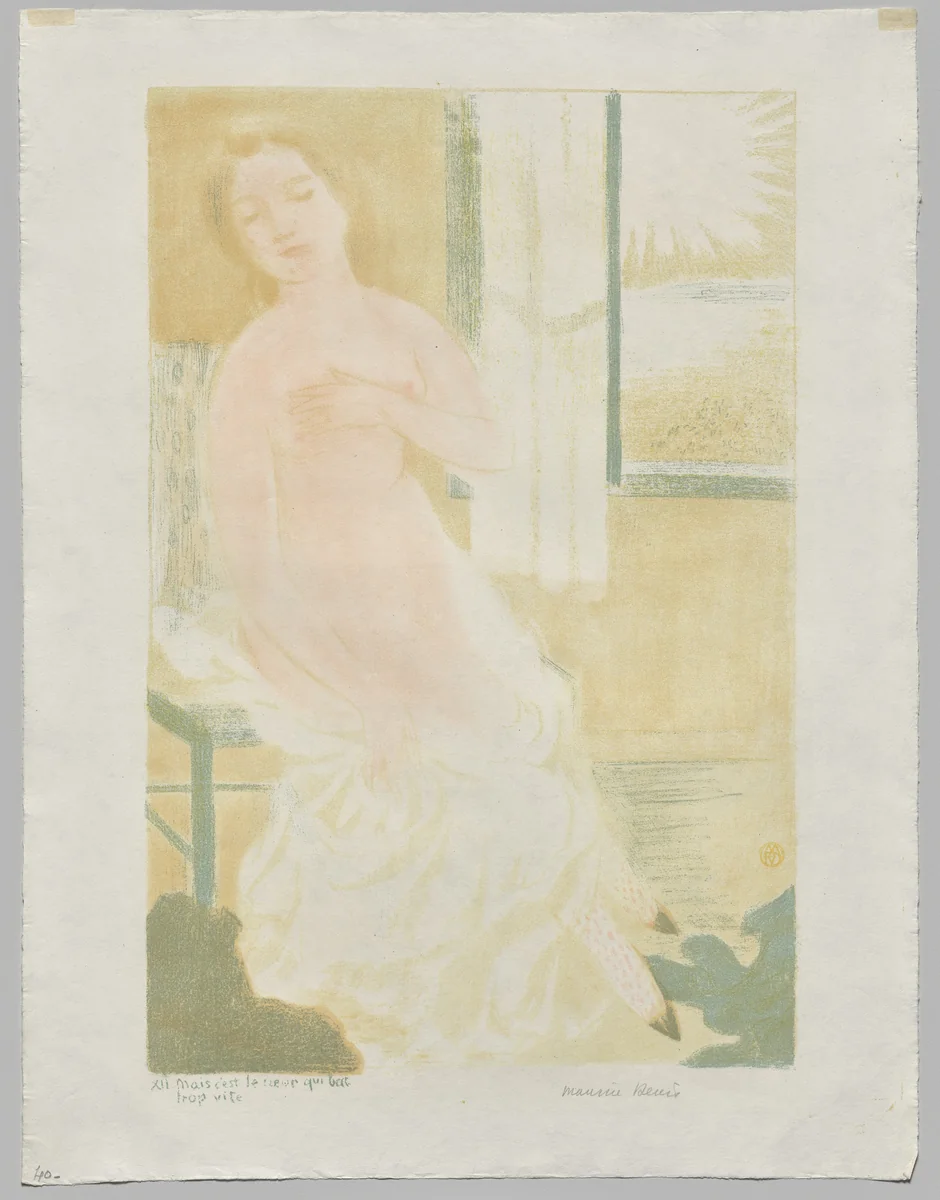 But It Is the Heart that Beats Too Fast by Maurice Denis, print, 1899