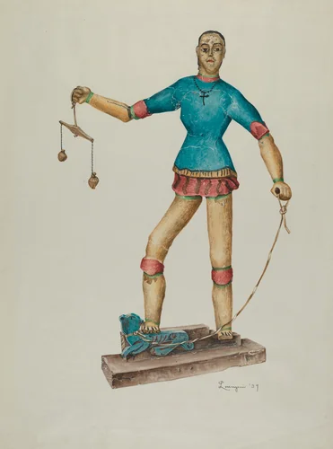 Bulto (San Miguel) by Eldora P. Lorenzini, index of american design, 1939