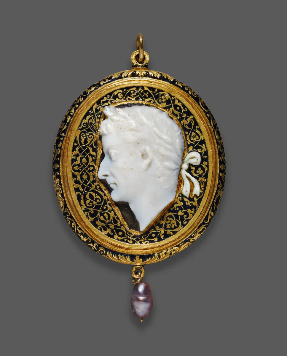 Cameo Portraying Tiberius by Roman, metalwork, 1525-1550