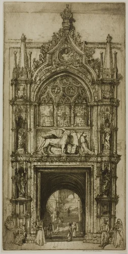 Doorway of the Doges', Venice by Donald Shaw MacLaughlan, print, 1909