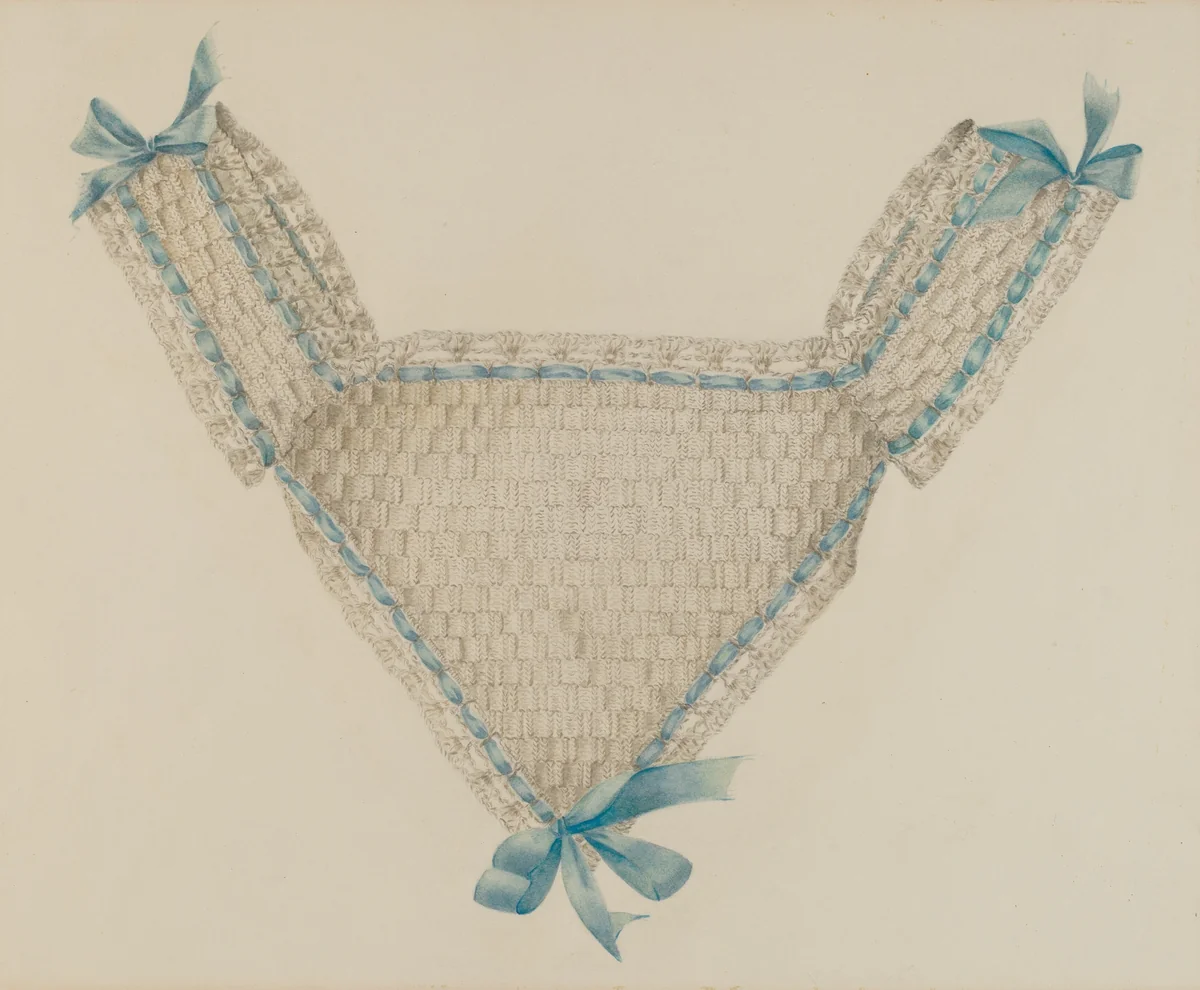 Infant's Bib by Virginia Berge, index of american design, 1935-1942