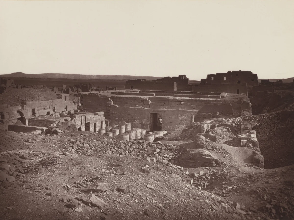 General View of the Temple from the North by William de Wiveleslie Abney, photograph, 1876