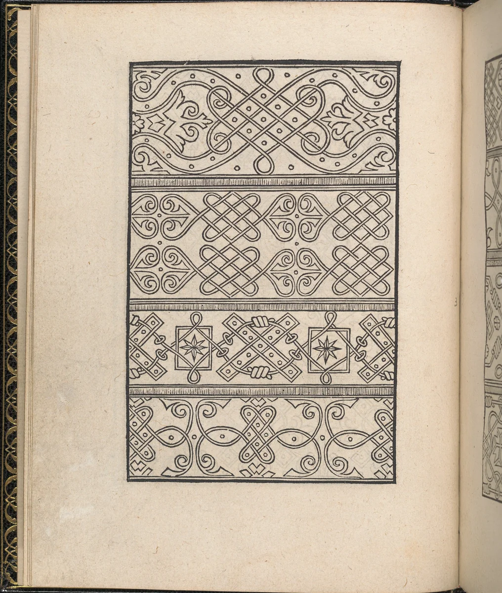 Page from Ein new kunstlich Modelbuch...(Page 3v) by Peter Quentel, book, 1544