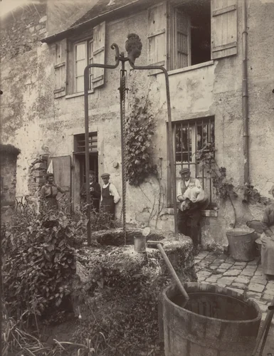 Saulx-les-Chartreux, ferme by Eugène Atget, photograph, 1924