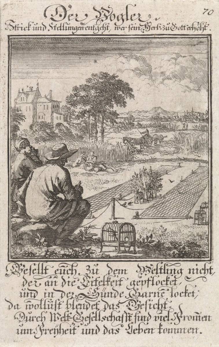 Vogelaar by Jan Luyken, print, 1711