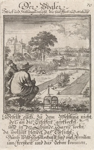 Vogelaar by Jan Luyken, print, 1711