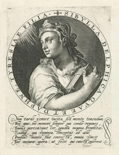Delfische Sibille by Crispijn van de Passe, print, 1601