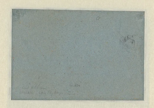 Head of a Man Smoking a Pipe by anonymous, drawing, 1650-1660