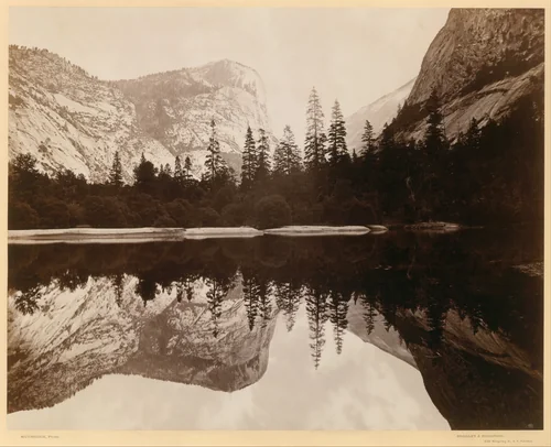 Mirror Lake, Valley of the Yosemite by Eadweard Muybridge, photograph, 1872