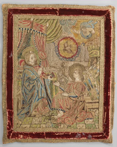 The Annunciation by Federico Barocci, textile, 1595-1605