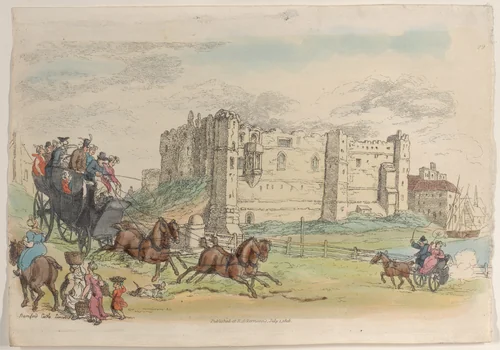 Plate 22, from "World in Miniature" by Thomas Rowlandson, print, 1816