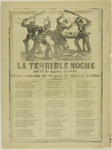The Terrible Night by José Guadalupe Posada, print, 1871-1913
